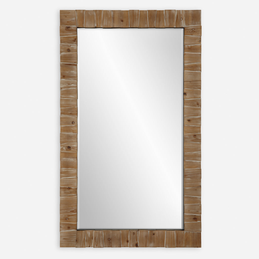 Uttermost Ayanna Gray Washed Wood Mirror - 09962