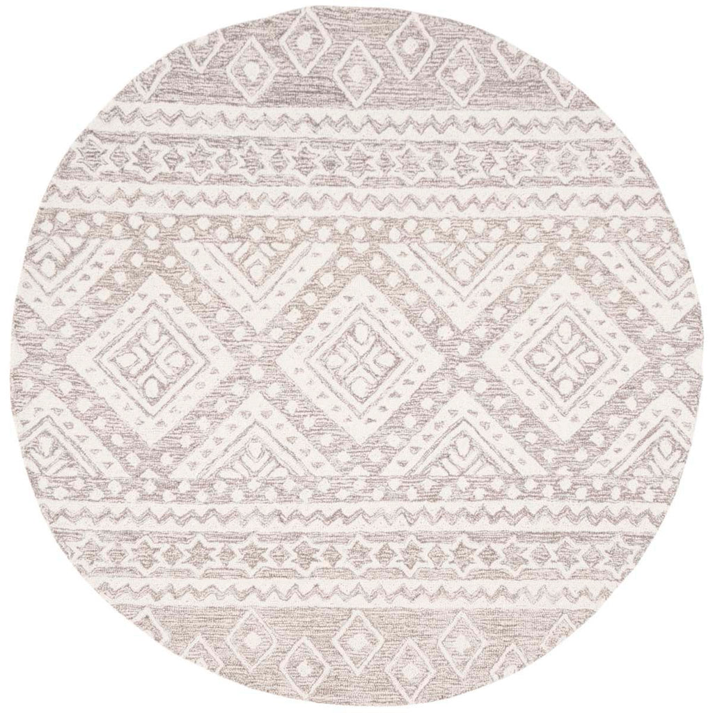 Micro-Loop 501 Rug | Safavieh - MLP501 - Dark Grey / Ivory