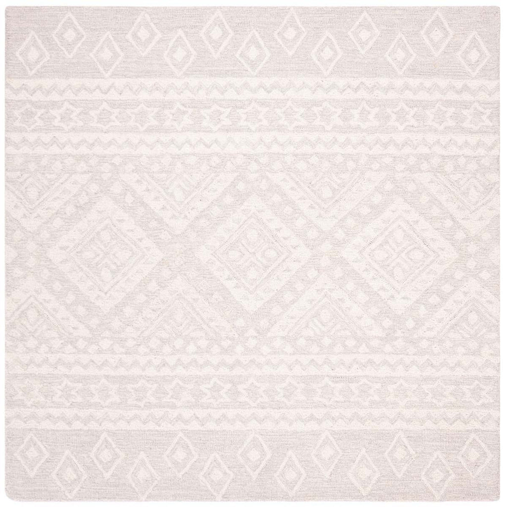 Micro-Loop 501 Rug | Safavieh - MLP501 - Grey / Ivory