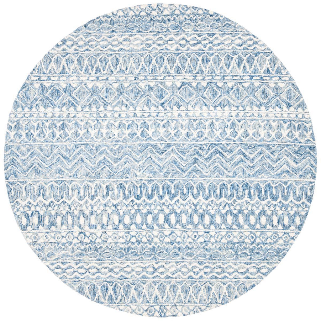 Micro-Loop 502 Rug | Safavieh - MLP502 - Blue / Ivory