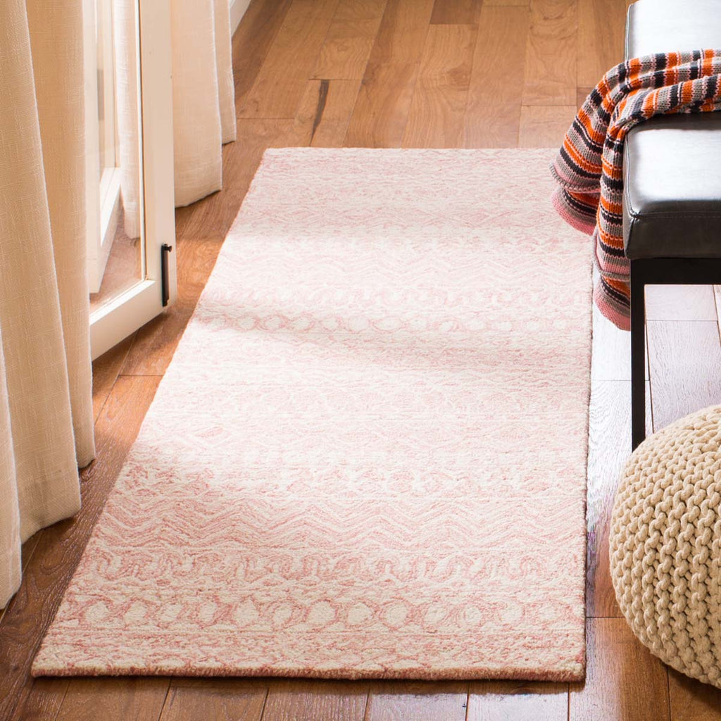 Micro-Loop 502 Rug | Safavieh - MLP502 - Pink / Ivory