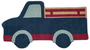 Martha Stewart Rug Collection: MSR4568A - Blue