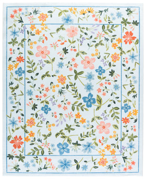Floral Machine Washable 190 Rug | Martha Stewart – MSRW190