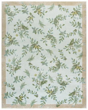 Floral Machine Washable 193 Rug | Martha Stewart – MSRW193