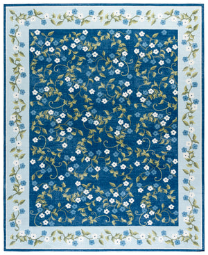 Floral Machine Washable 195 Rug | Martha Stewart – MSRW195