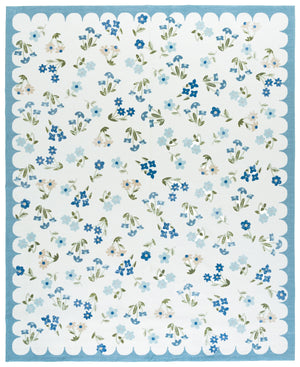 Floral Machine Washable 198 Rug | Martha Stewart – MSRW198