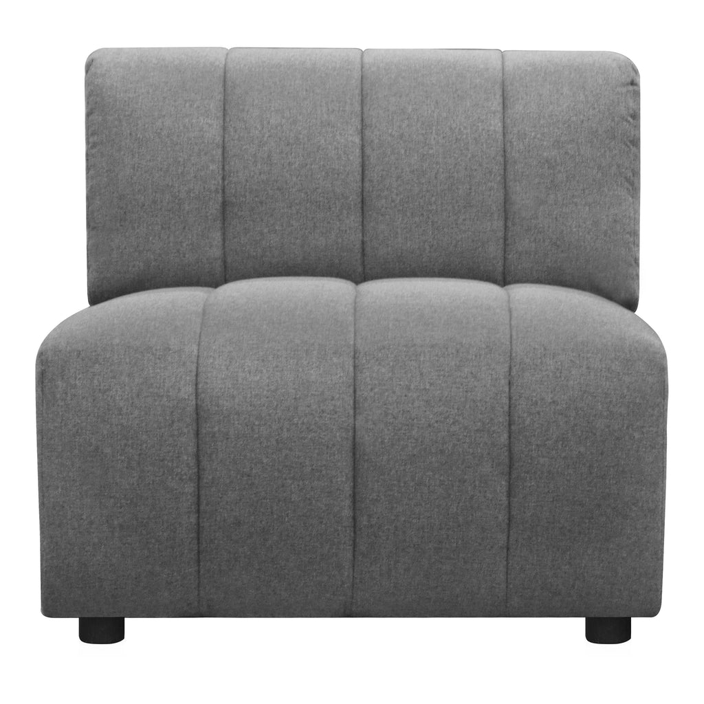Lyric Slipper Chair Grey | Moe's Furniture - MT-1024-15