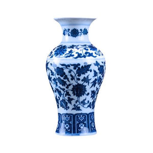Floral Fluted Bud Vase