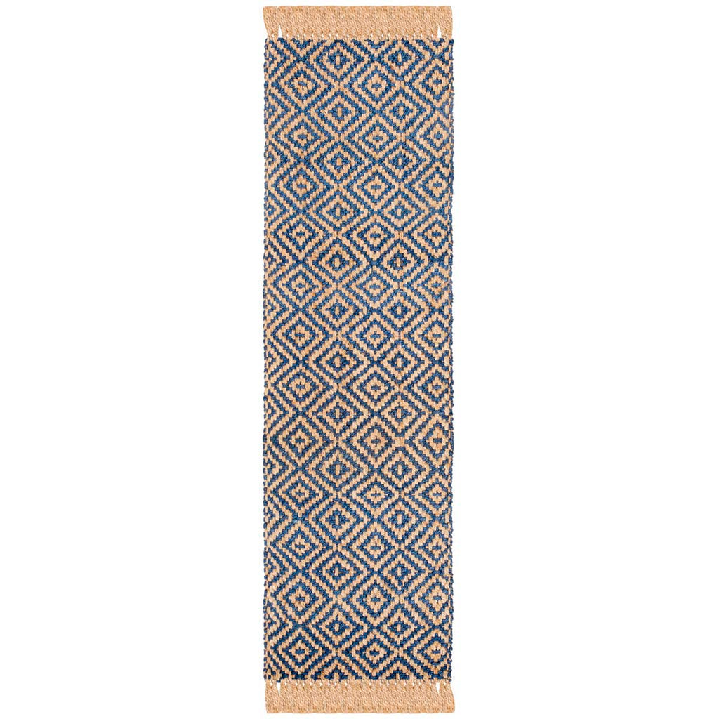Safavieh Natural Fiber Rug Collection NF266D - Tropical Blue / Natural