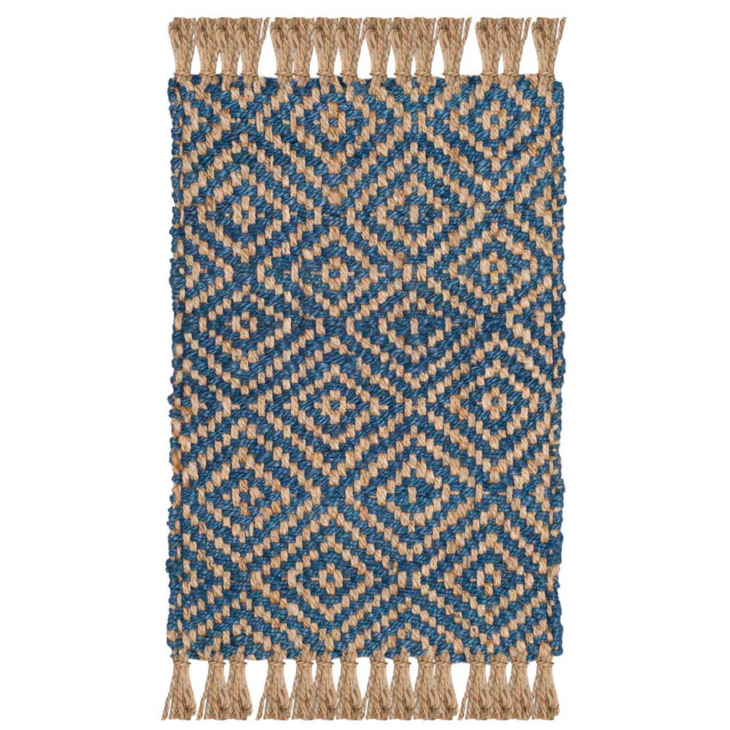 Safavieh Natural Fiber Rug Collection NF266D - Tropical Blue / Natural
