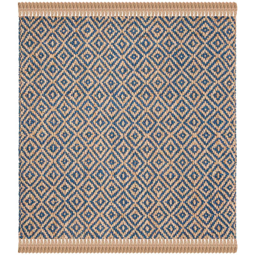 Safavieh Natural Fiber Rug Collection NF266D - Tropical Blue / Natural