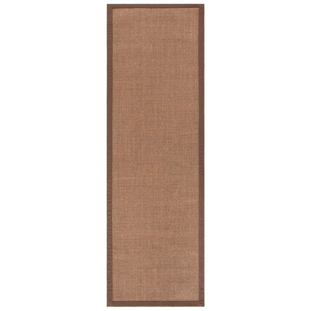 Safavieh Natural Fiber Rug Collection NF441C - Brown / Brown