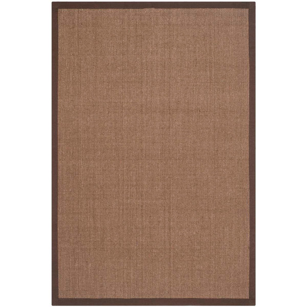Safavieh Natural Fiber Rug Collection NF441C - Brown / Brown