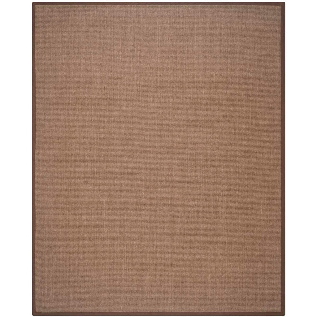 Safavieh Natural Fiber Rug Collection NF441C - Brown / Brown