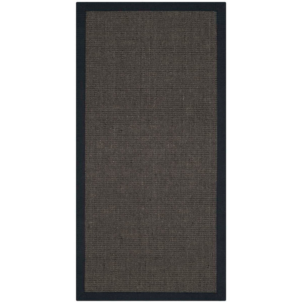 Safavieh Natural Fiber Rug Collection NF441D - Charcoal / Charcoal