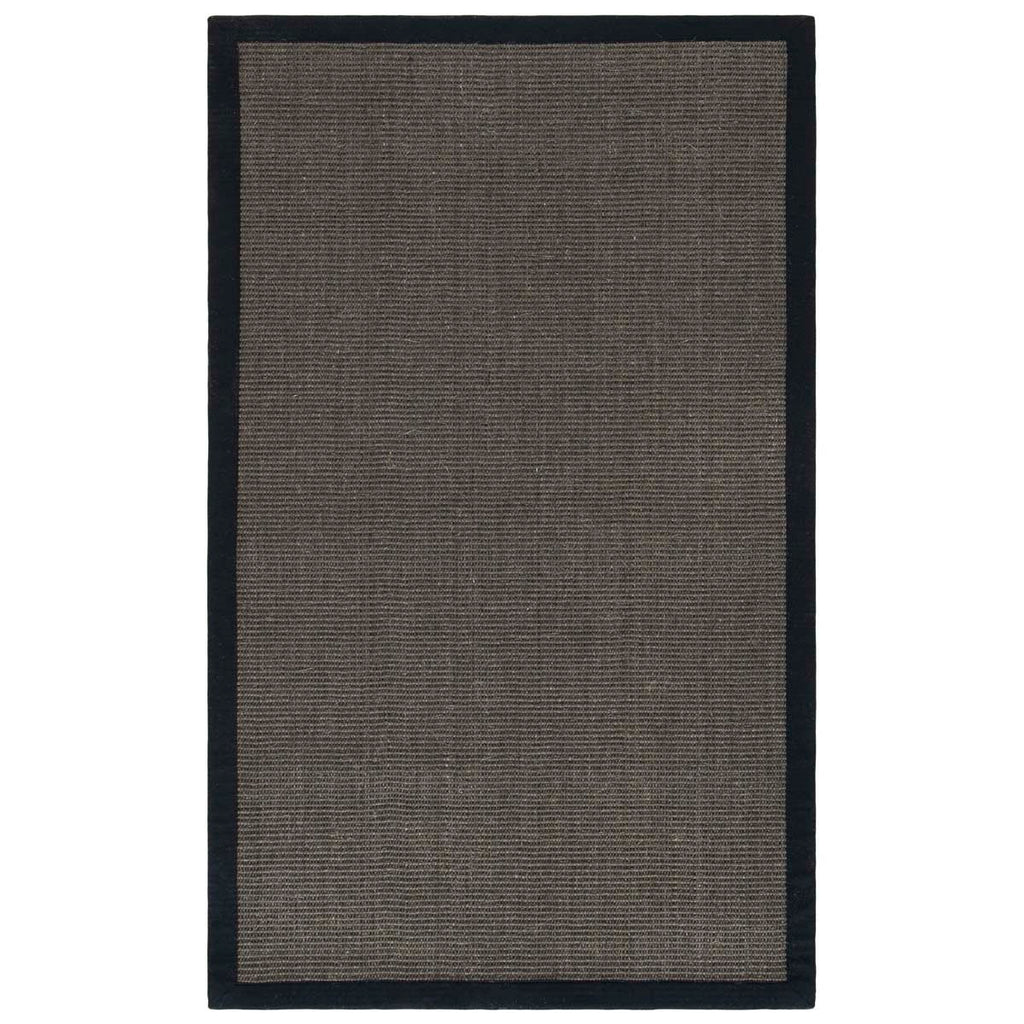 Safavieh Natural Fiber Rug Collection NF441D - Charcoal / Charcoal