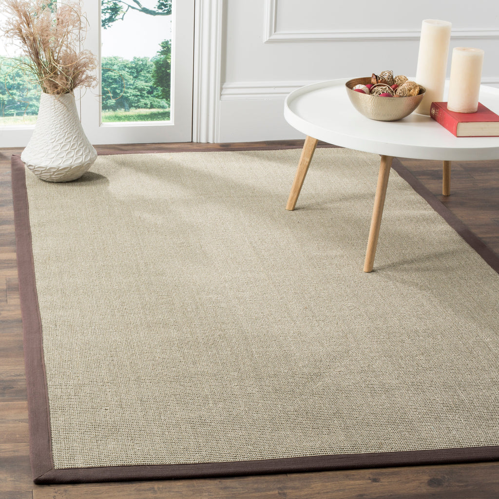 Safavieh Natural Fiber Rug Collection NF441F - Taupe / Light Brown