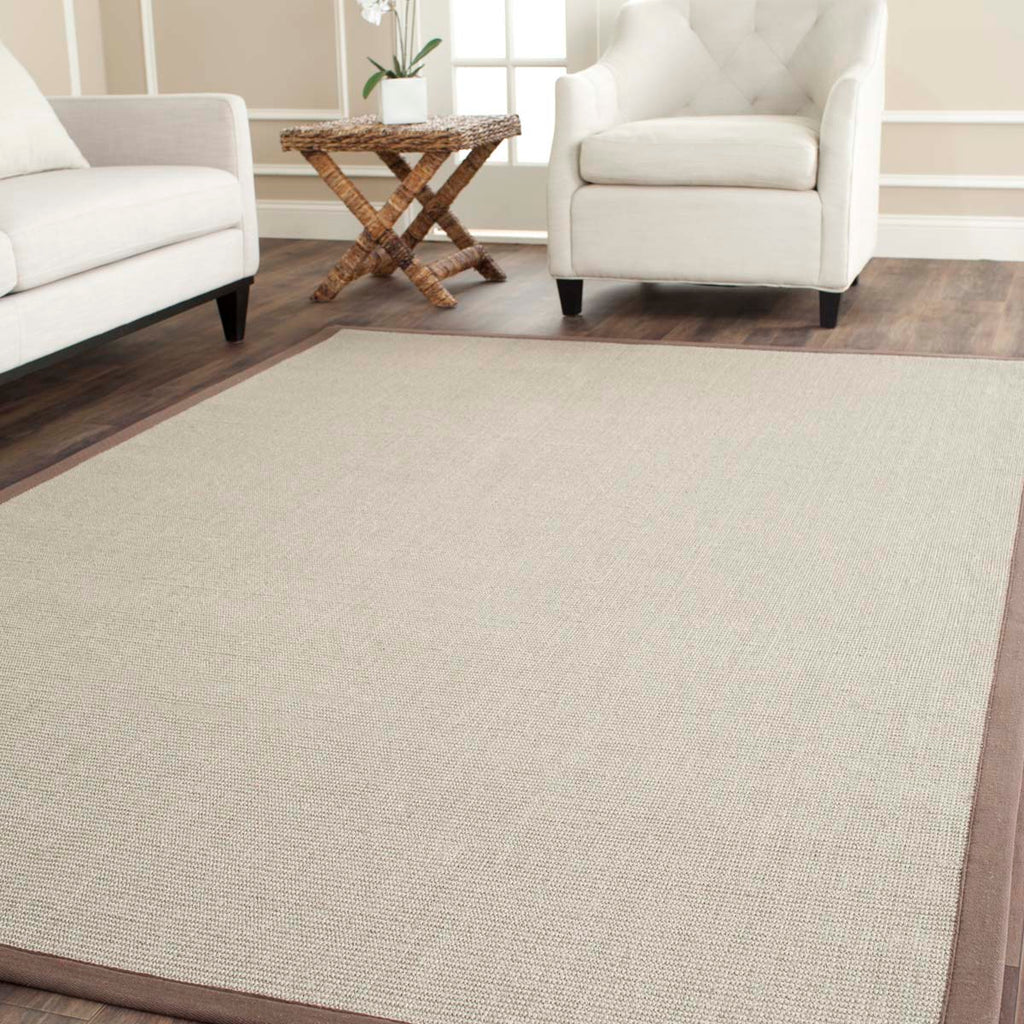 Safavieh Natural Fiber Rug Collection NF441F - Taupe / Light Brown