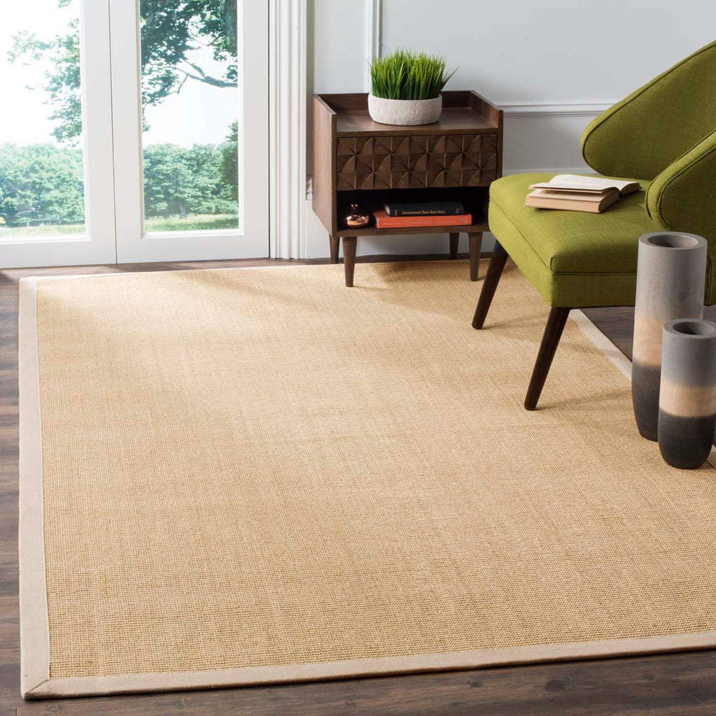 Safavieh Natural Fiber Rug Collection NF441K - Maize / Wheat