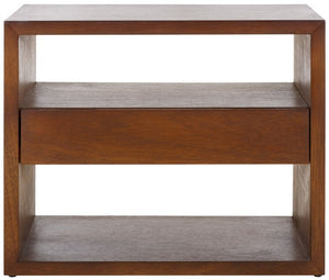 Munson Two-Shelf One-Drawer Nightstand | Safavieh - NST6603