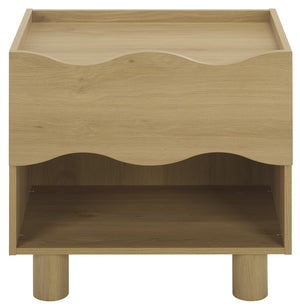 Murilo 1 Drawer 1 Shelf Nightstand | Safavieh - NST7701