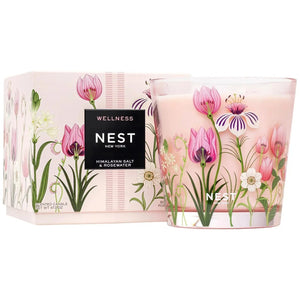 Specialty Luxury Candle - Himalayan Salt & Rosewater-008 - 47.3 oz | Nest Candles - FG-NEST313-HSR-008