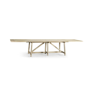 Timeless Sidereal French Laundry Table 96" In Stripped Oak | Jonathan Charles Furniture - 003-2-A61-STO