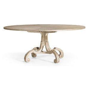 William Yeoward Lacock Table In Venetian White Oak | Jonathan Charles Furniture - 530054-70D-VWO