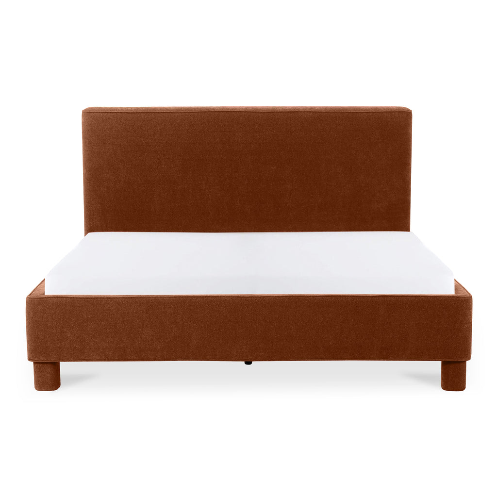 Ichigo King Bed Deep Orange | Moe's Furniture - OA-1003-12-0