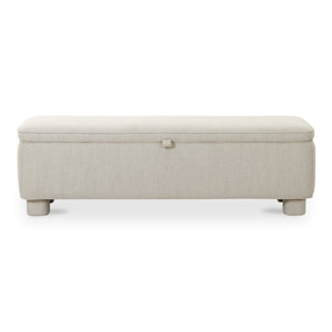 Ichigo Storage Bench Light Grey | Moe's Home Collection - OA-1004-29