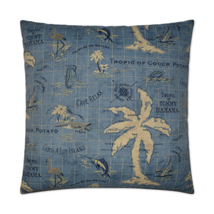 Outdoor Island Song Pillow - Ocean | DV Kap