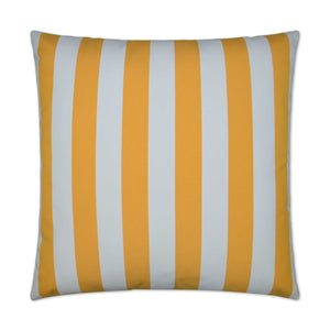 Outdoor Café Stripe Pillow - Yellow | DV Kap