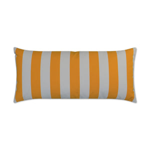 Outdoor Café Stripe Lumbar Pillow - Yellow | DV Kap