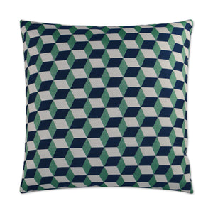 Outdoor Puzzle Pillow - Emerald | DV Kap