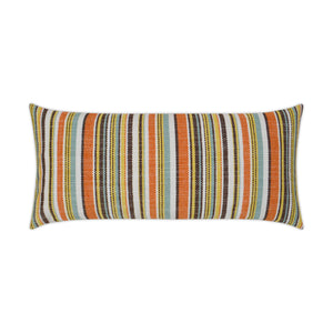 Outdoor Fancy Stripe Lumbar Pillow - Multi | DV Kap