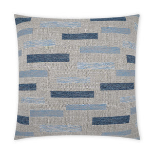 Outdoor Blockweave Pillow - Indigo | DV Kap