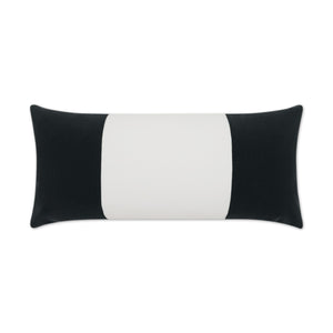 Outdoor Sundance Band Lumbar Pillow - Charcoal | DV Kap