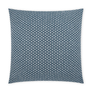 Outdoor Dot Dash Pillow - Blue | DV Kap