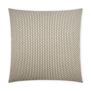 Outdoor Dot Dash Pillow - Taupe | DV Kap