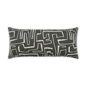 Outdoor Theon Lumbar Pillow - Onyx | DV Kap
