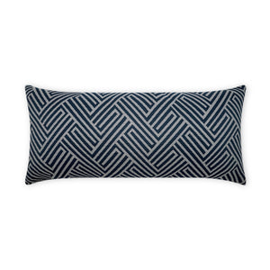 Outdoor Mandros Lumbar Pillow - Navy | DV Kap