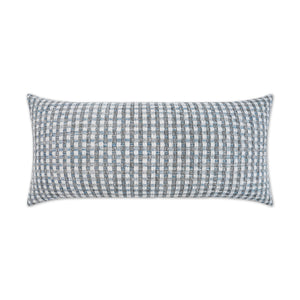 Outdoor Heart Stone Lumbar Pillow - Blue | DV Kap
