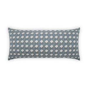 Outdoor Pella Lumbar Pillow - Blue | DV Kap
