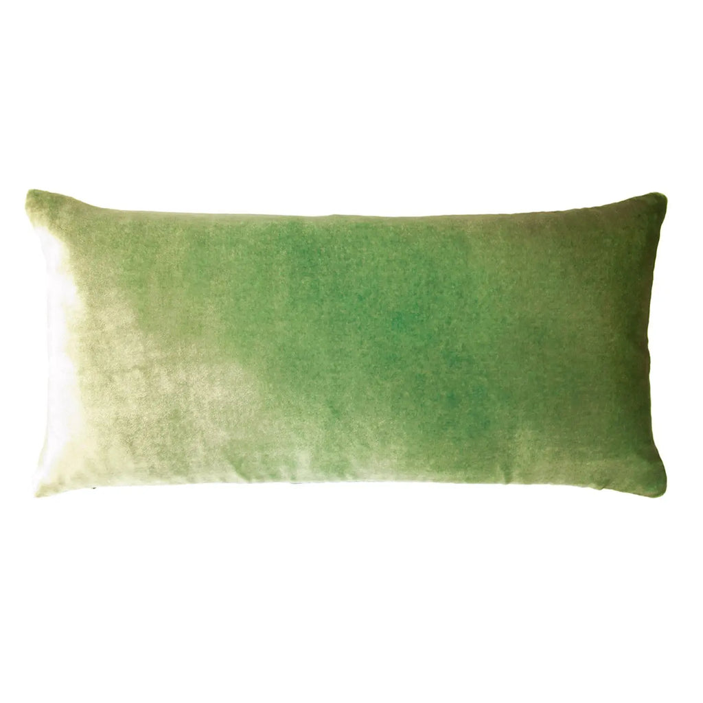 Ombre Grass Velvet Large Boudoir Pillows | Kevin O'Brien - OMLB-GRAS