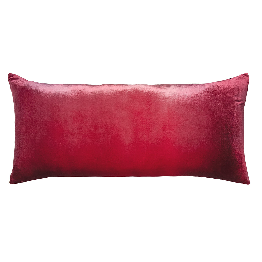 Ombre Boysenberry Velvet Large Boudoir Pillows | Kevin O'Brien - OMLB-H4