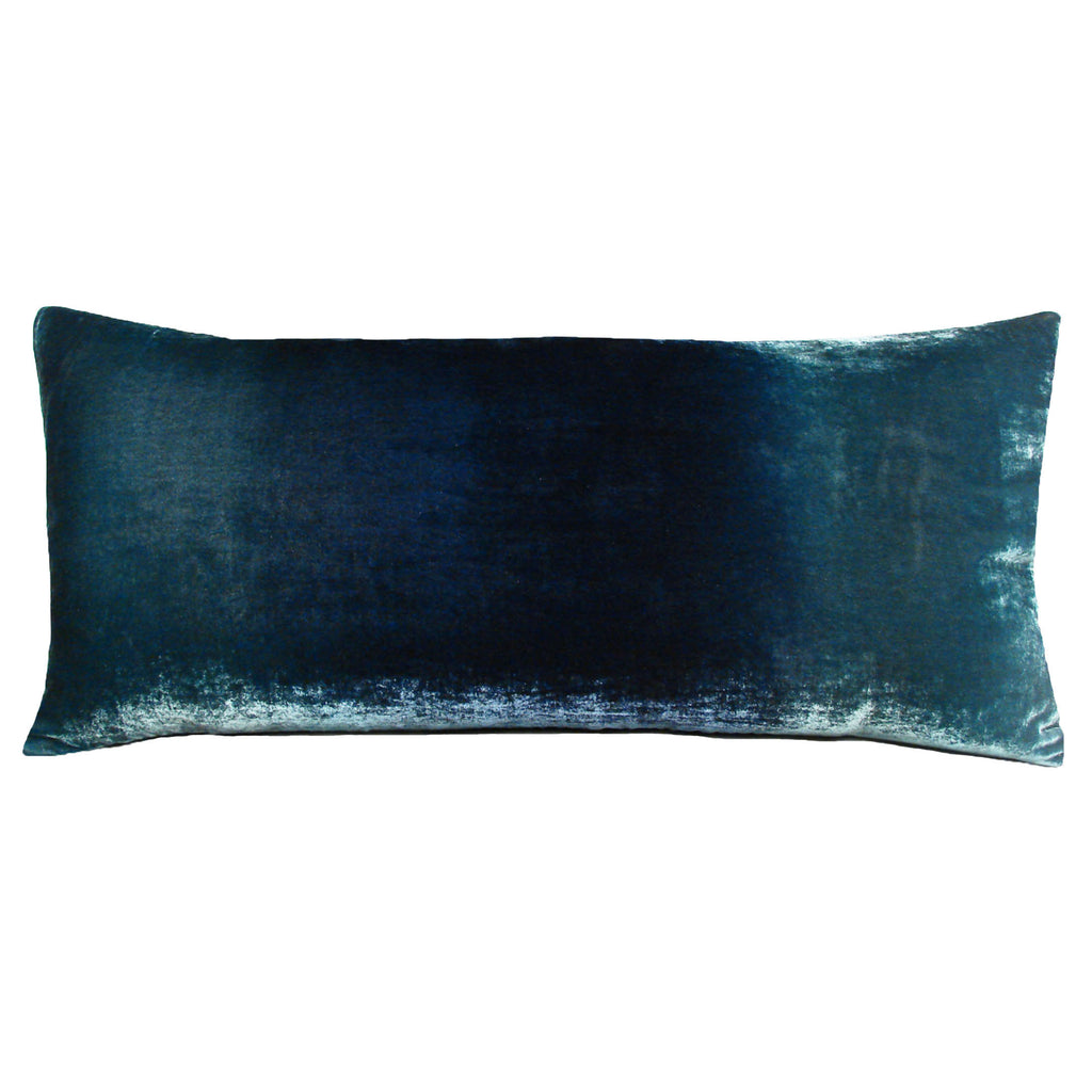 Ombre Shark Velvet Large Boudoir Pillows | Kevin O'Brien - OMLB-H50