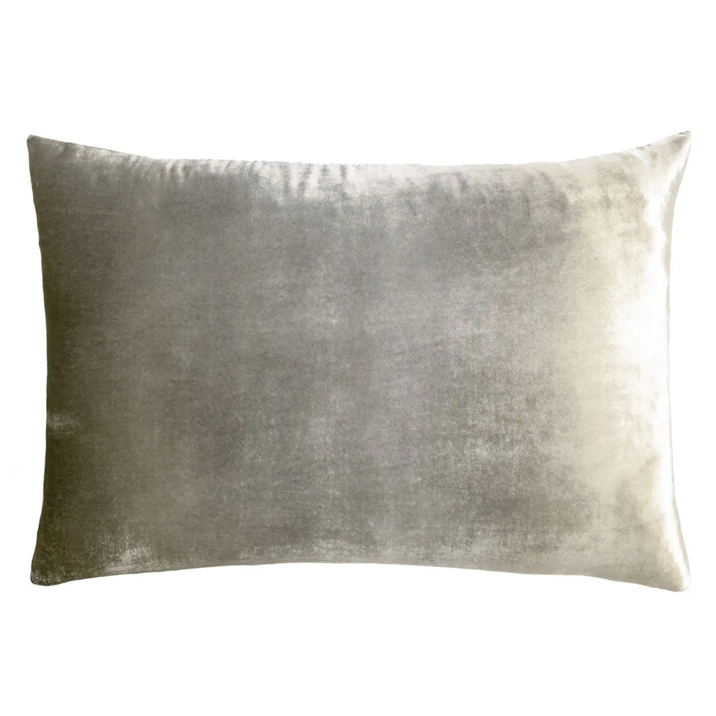 Ombre Nickel Velvet Large Boudoir Pillows | Kevin O'Brien - OMLB-H59