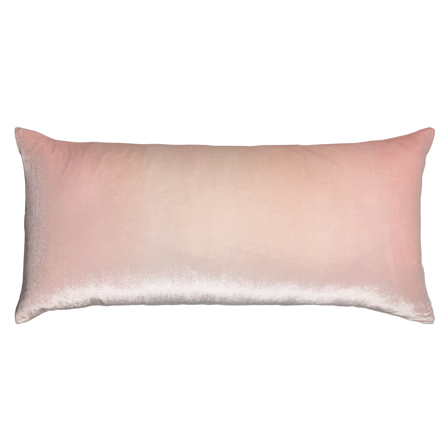Ombre Blush Velvet Large Boudoir Pillows Kevin O'Brien OMLB-H61