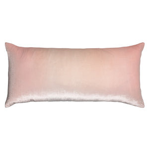 Ombre Blush Velvet Large Boudoir Pillows | Kevin O'Brien - OMLB-H61