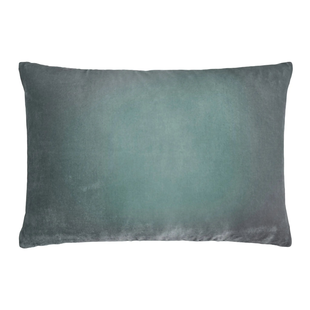 Ombre Jade Velvet Large Boudoir Pillows | Kevin O'Brien - OMLB-H62